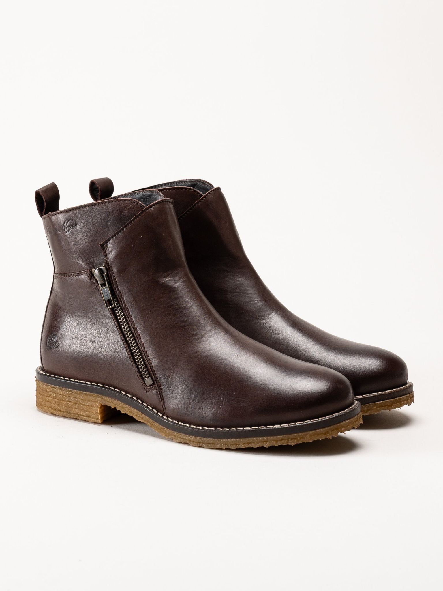 Rosa Negra - Bruna boots i skinn