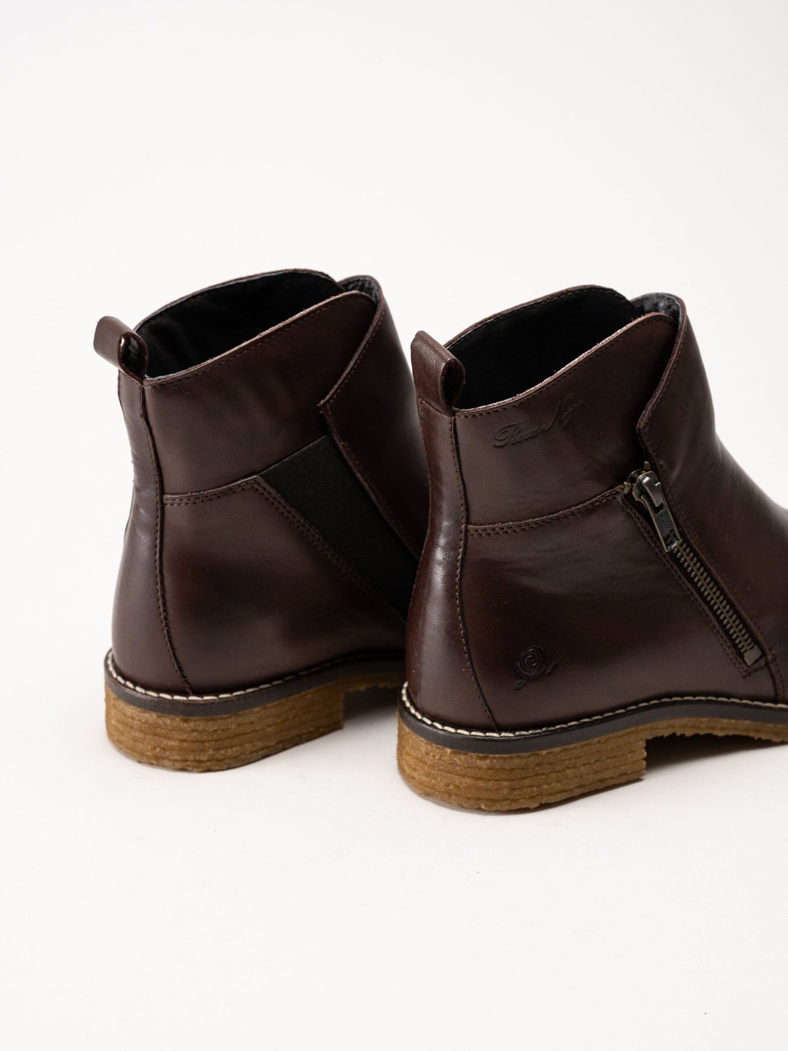Rosa Negra - Bruna boots i skinn