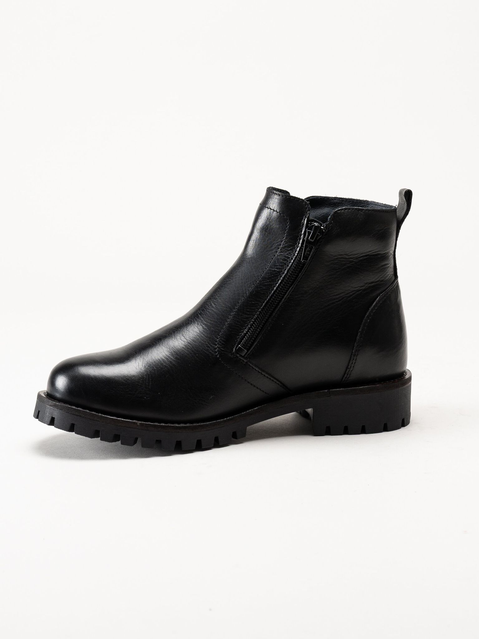Rosa Negra - Svarta boots i skinn