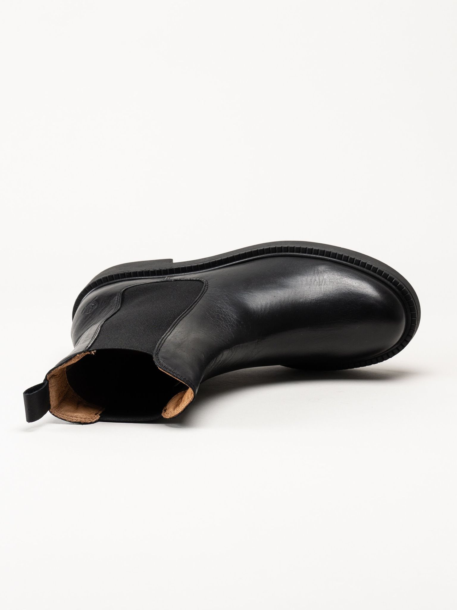 Rosa Negra - Svarta chelsea boots i skinn
