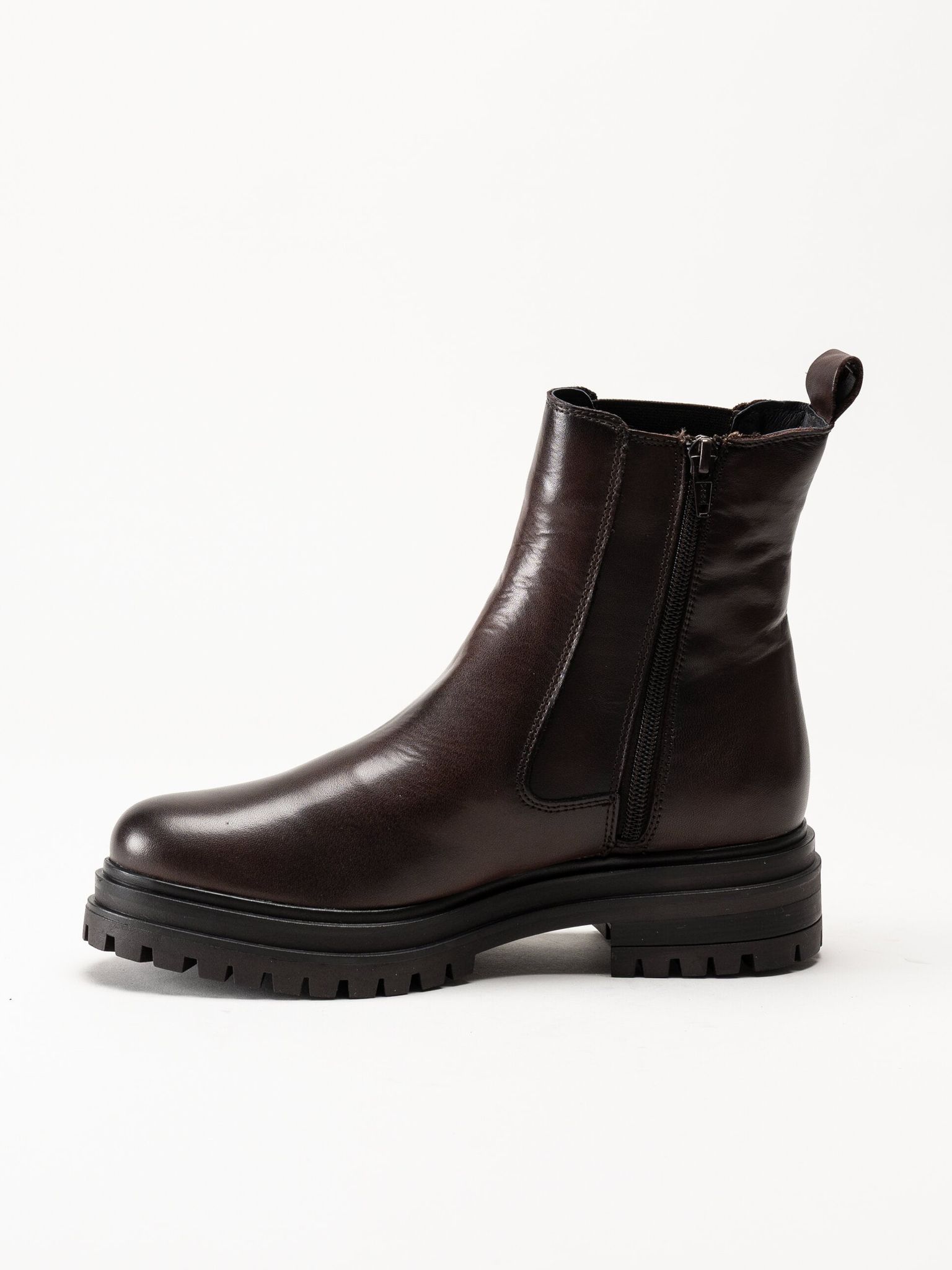 Rosa Negra - Mörkbruna boots i skinn