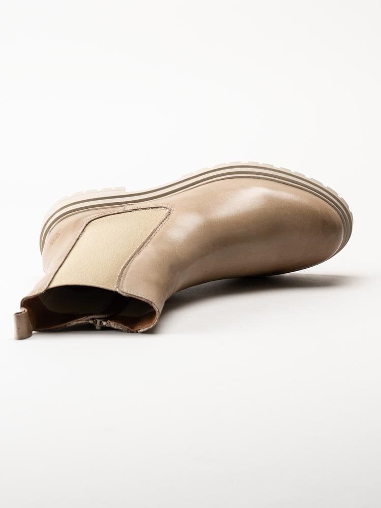 Rosa Negra - Beige boots i skinn