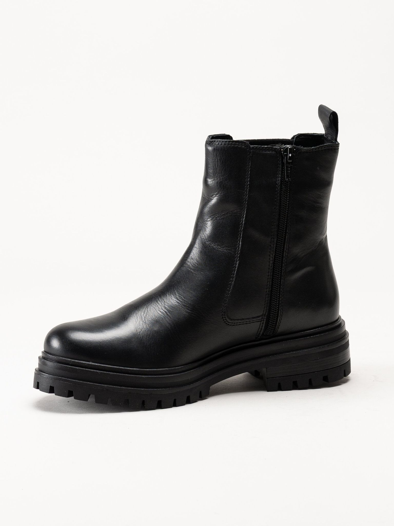 Rosa Negra - Svarta boots i skinn