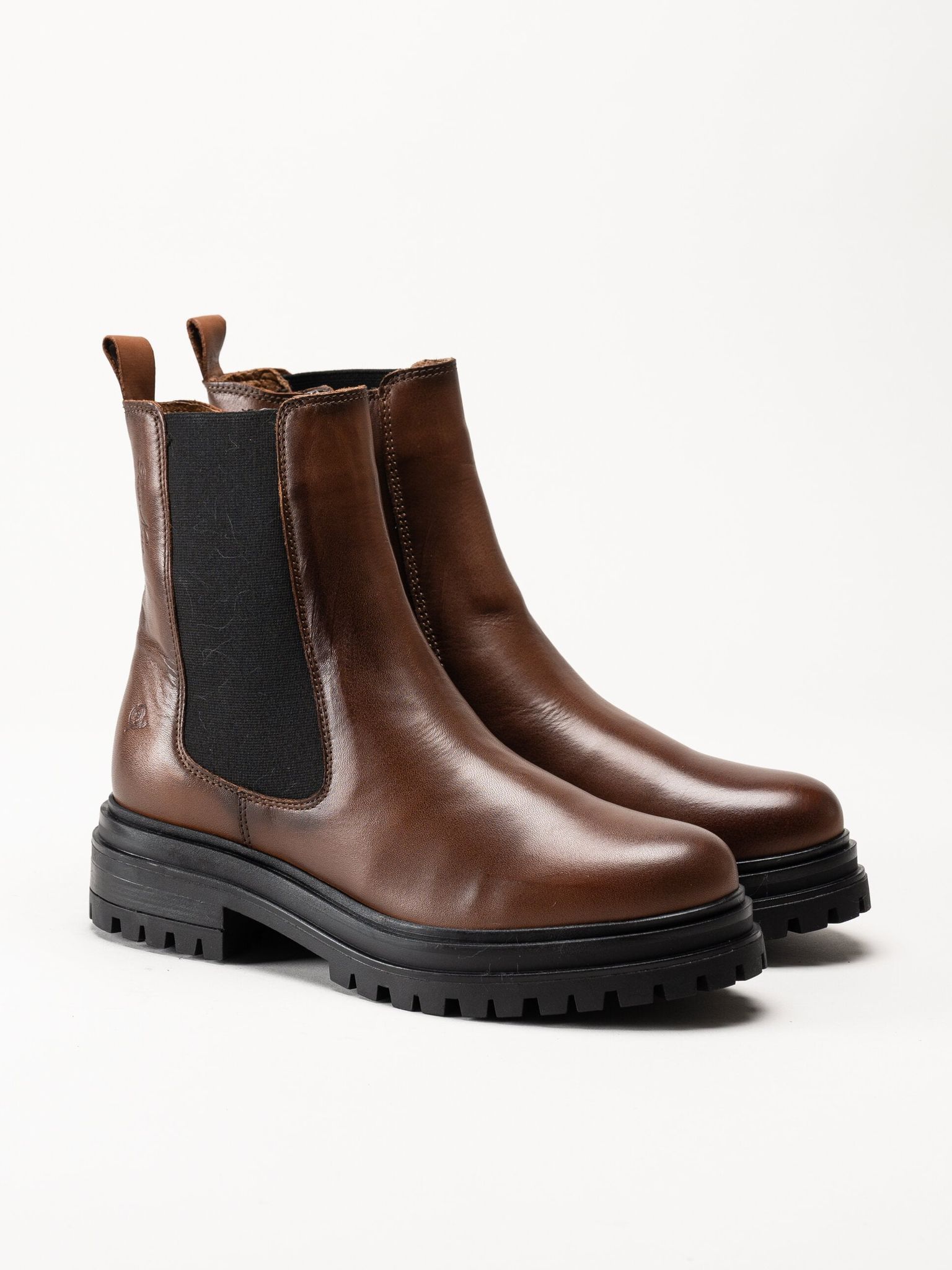 Rosa Negra - Bruna boots i skinn