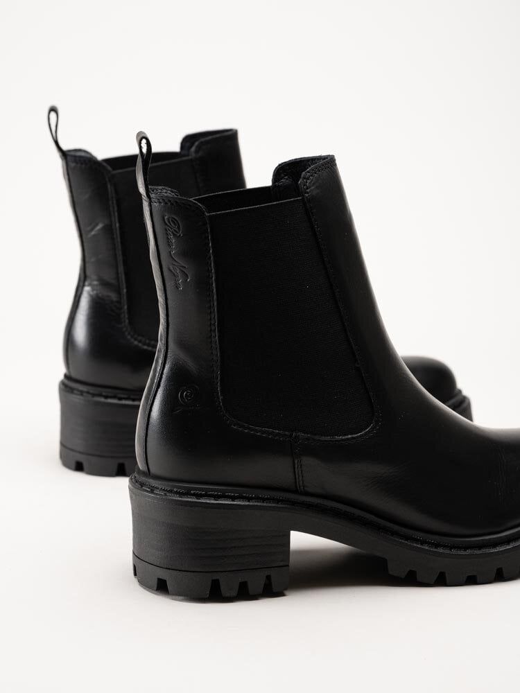 Rosa Negra - Svarta chelsea boots i skinn