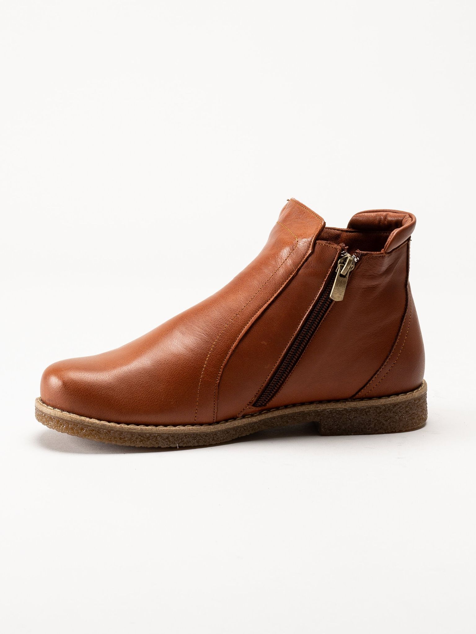 Charlotte of Sweden - Bruna boots i skinn