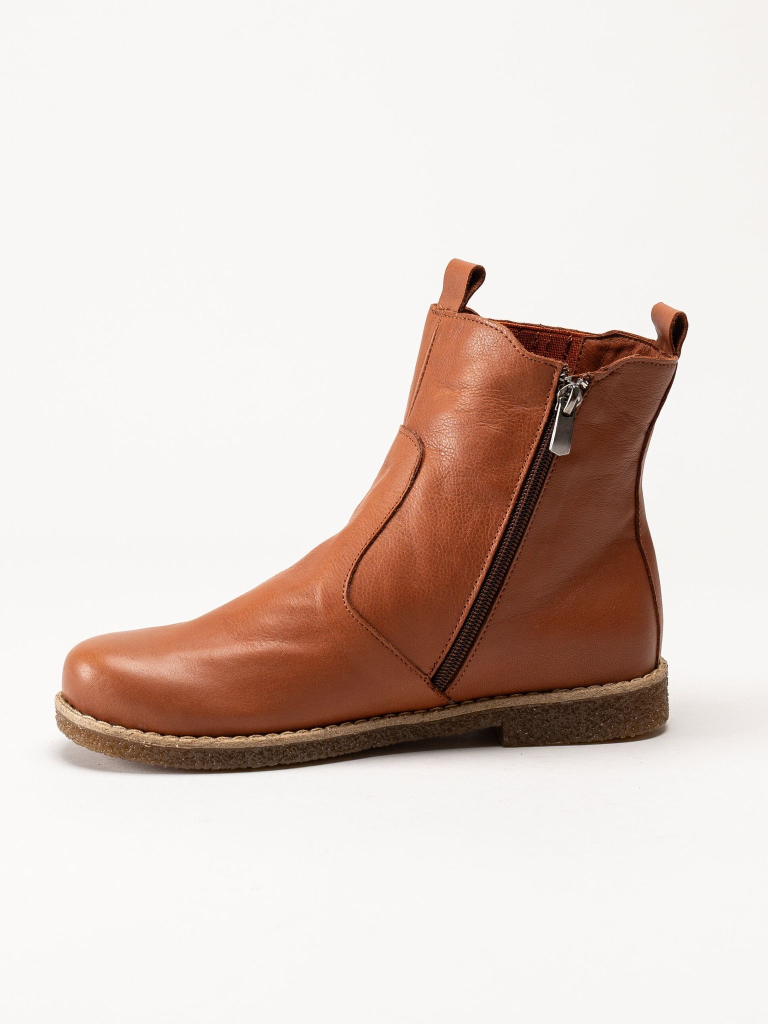 Charlotte of Sweden - Bruna boots i skinn