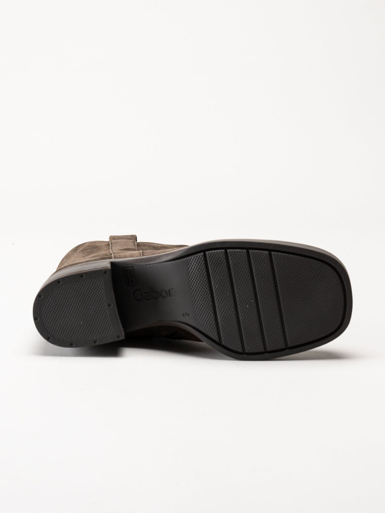 Gabor - Mörkbruna western boots i mocka
