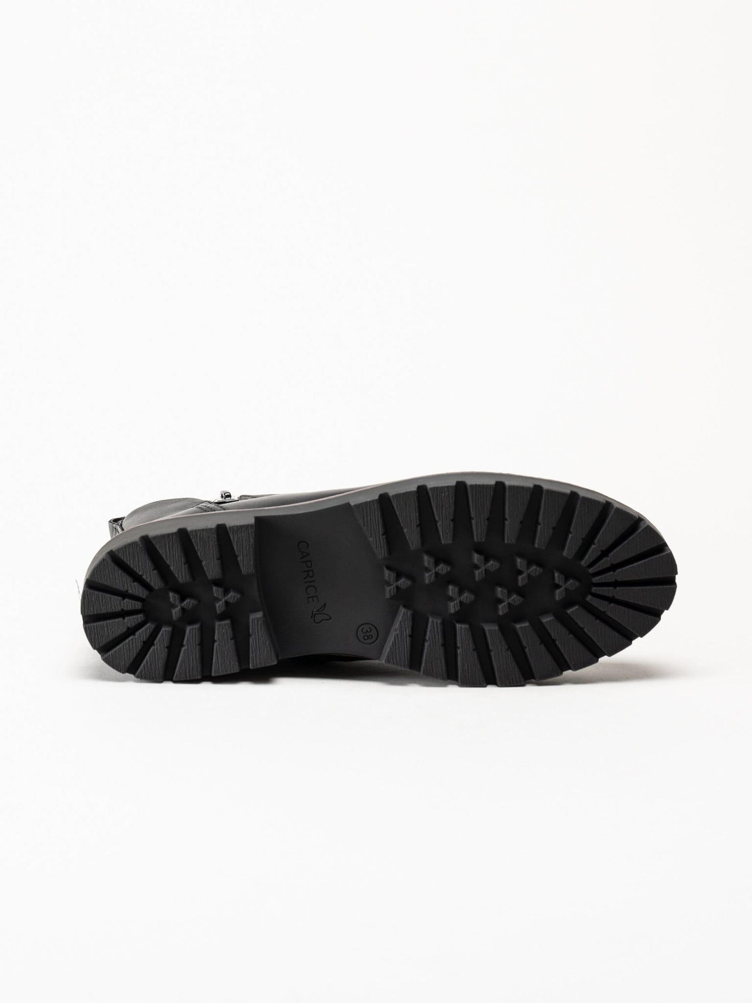 Caprice - Svarta varmfodrade boots i skinn