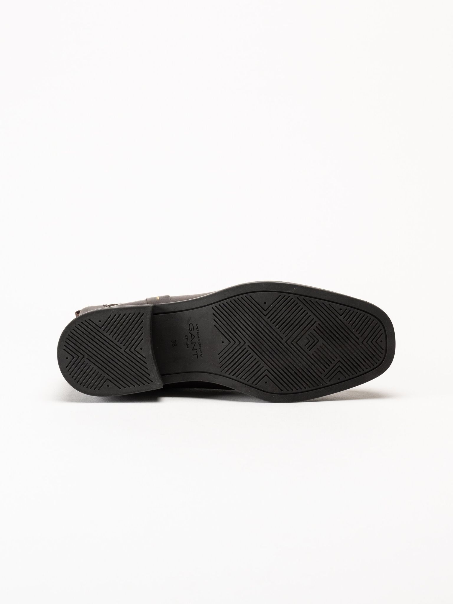 Gant Footwear - Fayy - Mörkbruna chelsea boots i skinn