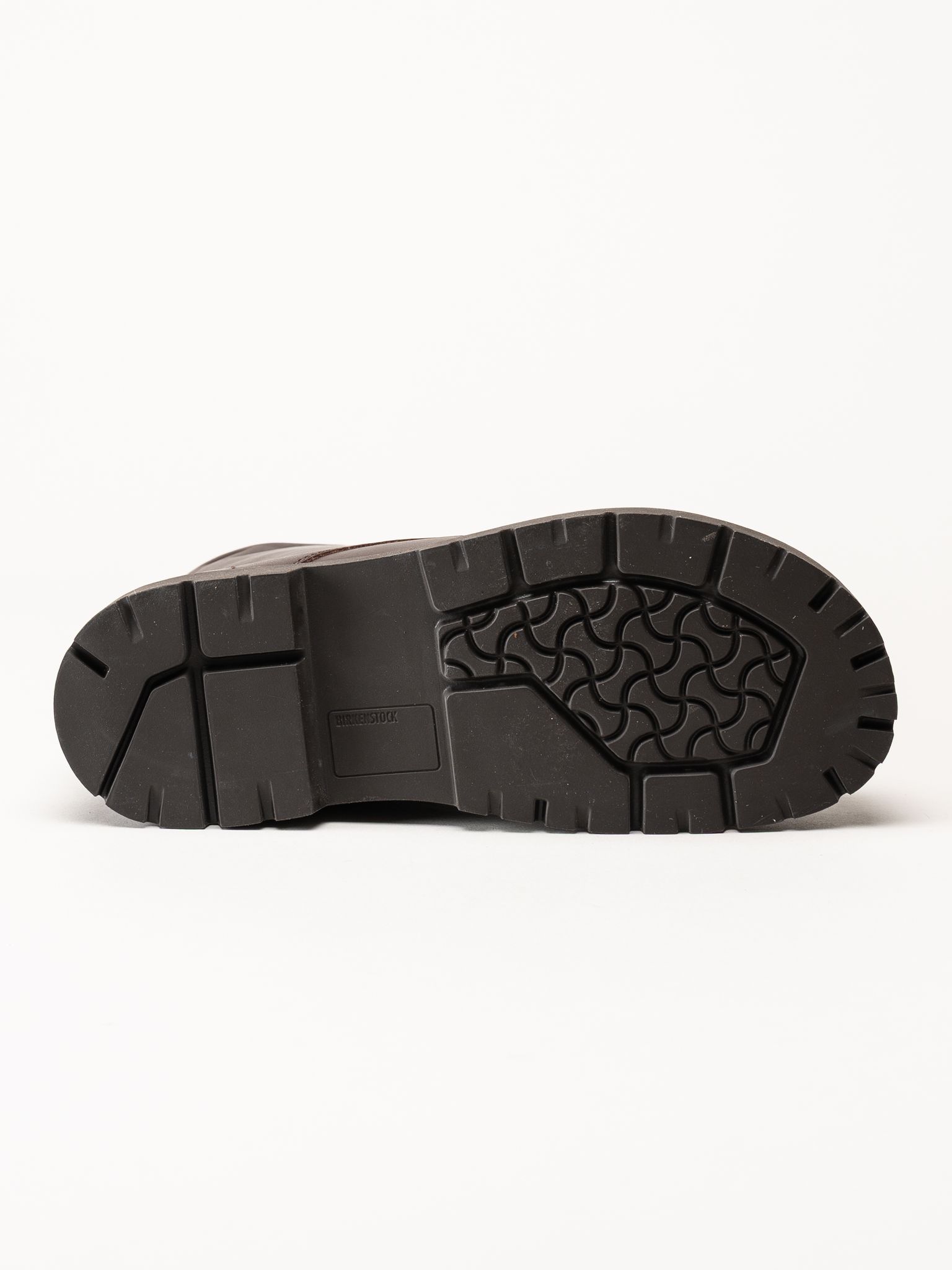 Birkenstock - Highwood - Mörkbruna kängor i skinn