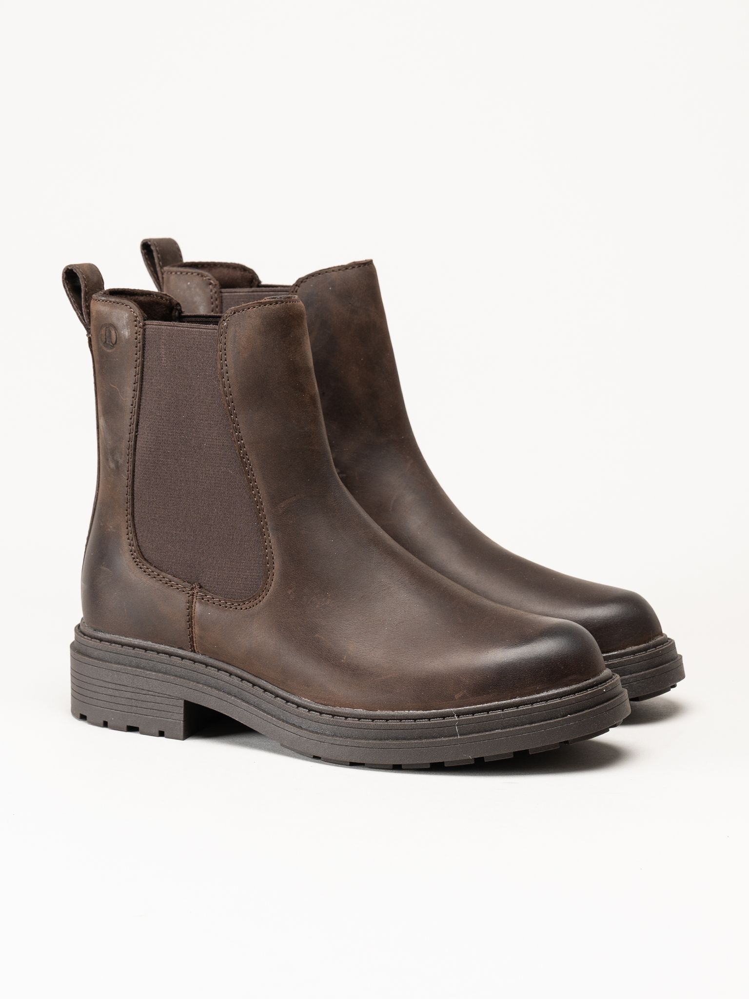 Clarks - Orinoco3 Top - Mörkbruna boots