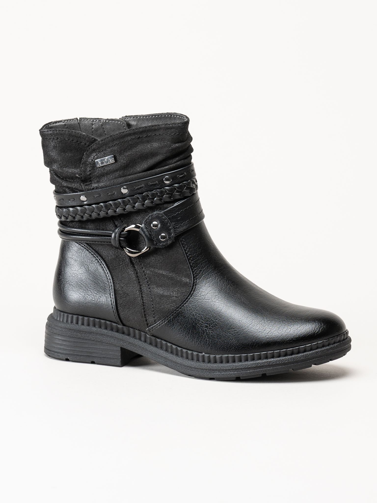 Jana - Svarta fodrade boots