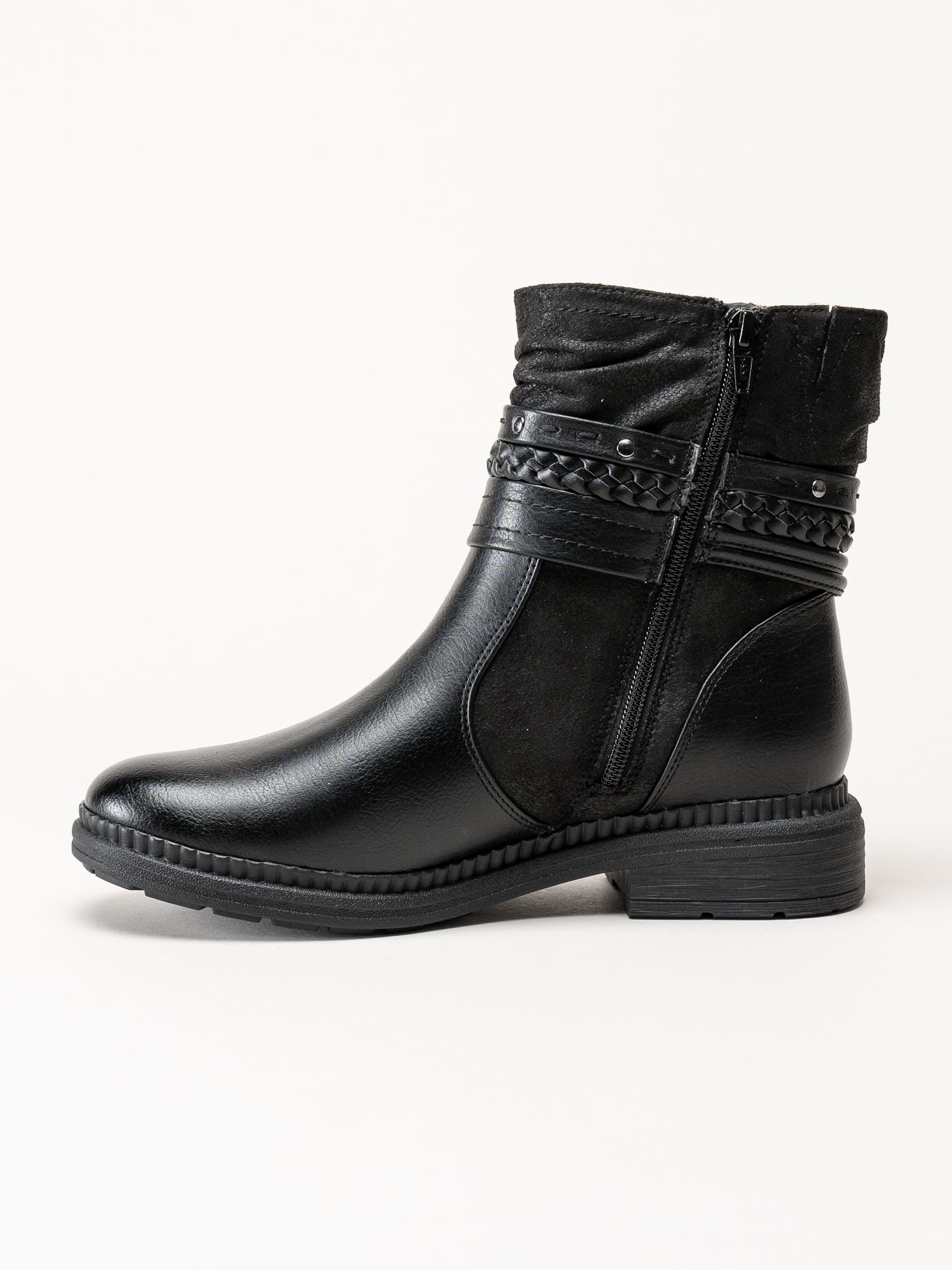 Jana - Svarta fodrade boots