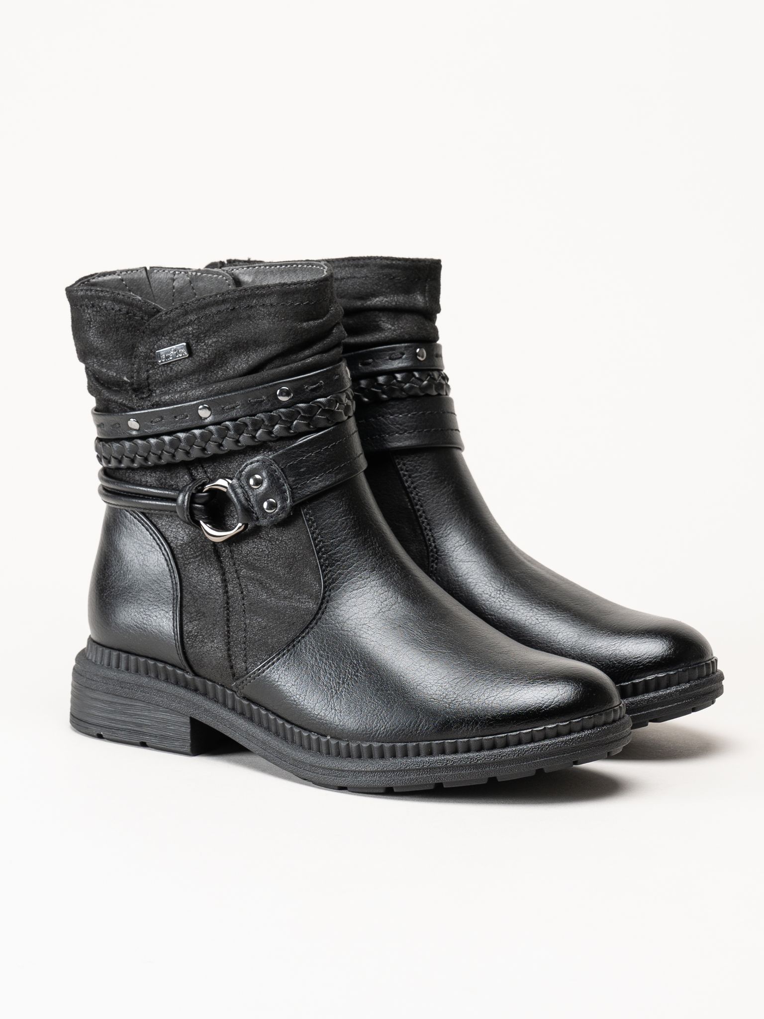 Jana - Svarta fodrade boots