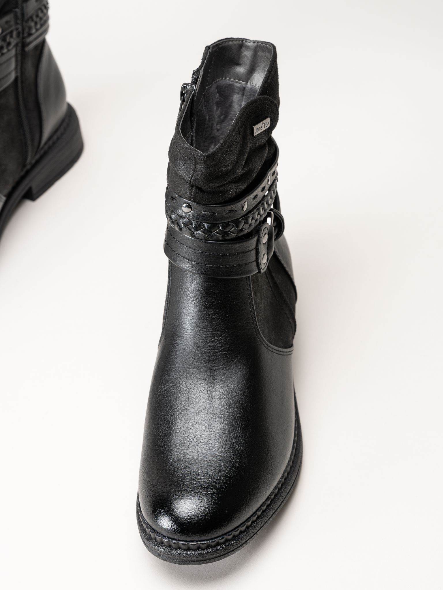 Jana - Svarta fodrade boots