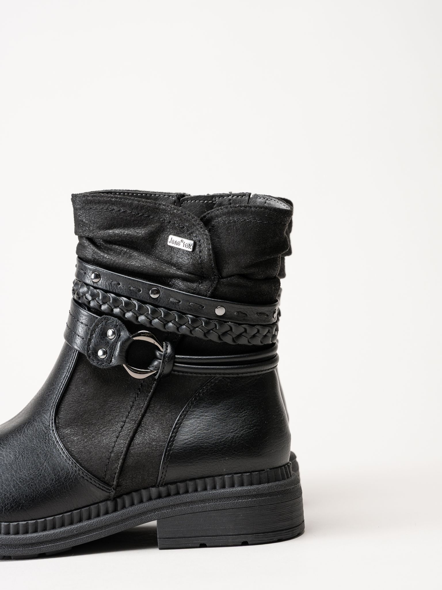 Jana - Svarta fodrade boots