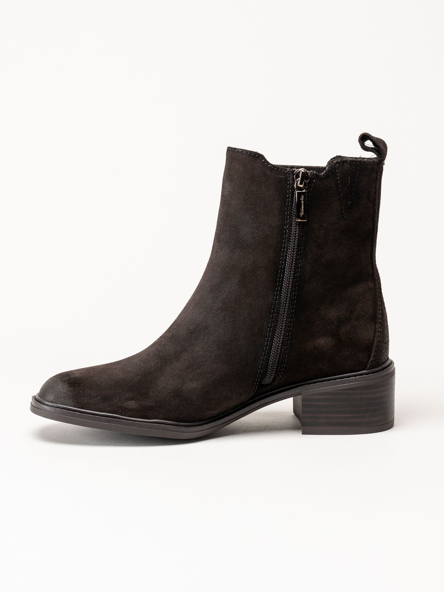 Tamaris - Wide fit - Mörkbruna boots