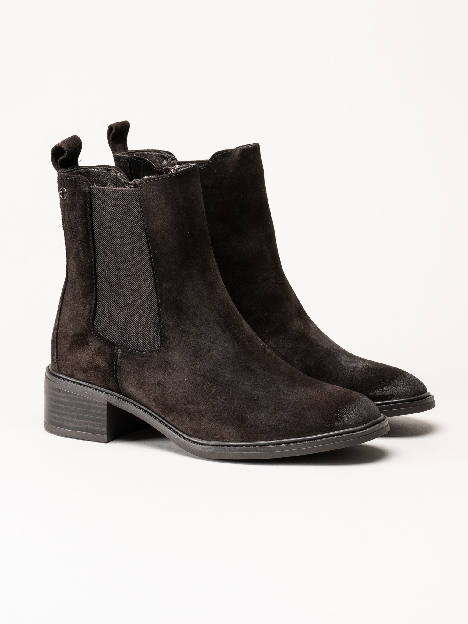 Tamaris - Wide fit - Mörkbruna boots