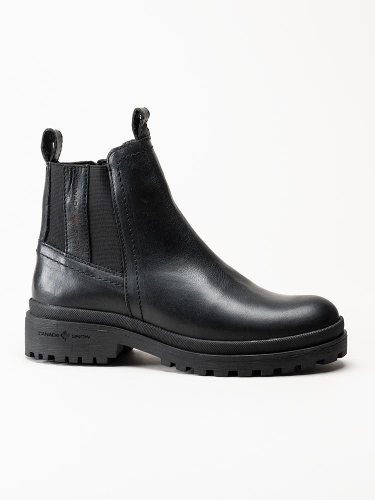 Canada Snow - Mount Verdi - Svarta fodrade chelsea boots