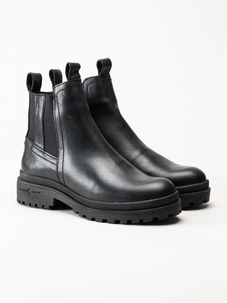 Canada Snow - Mount Verdi - Svarta fodrade chelsea boots