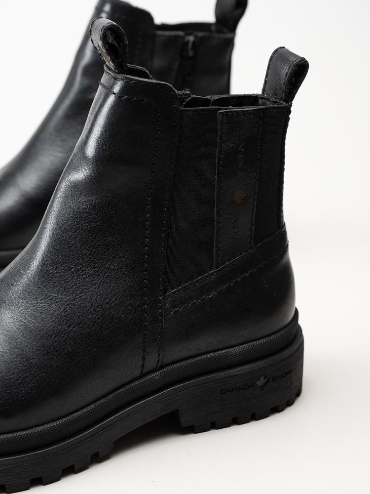 Canada Snow - Mount Verdi - Svarta fodrade chelsea boots