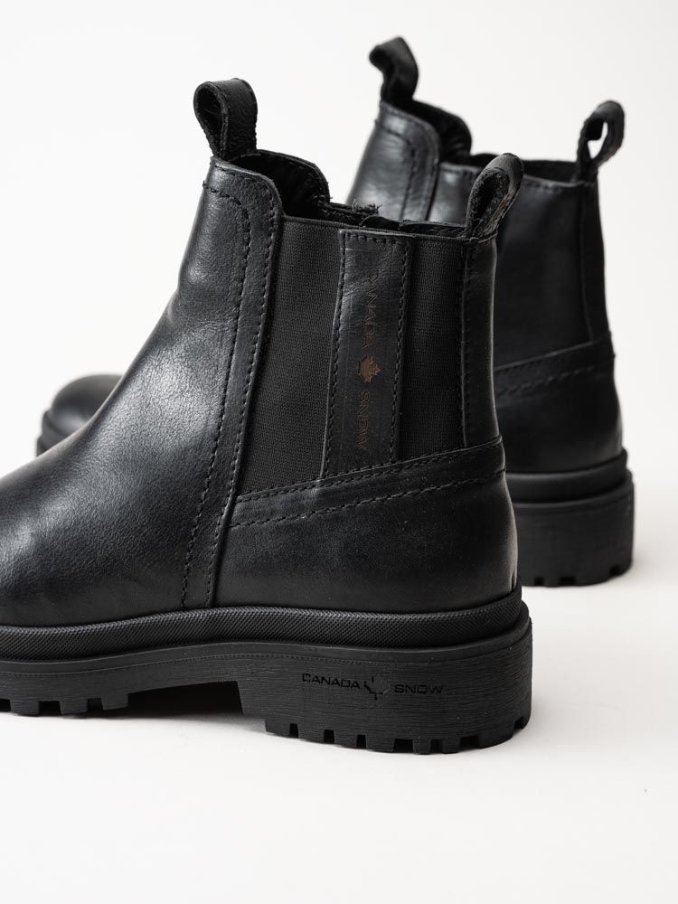 Canada Snow - Mount Verdi - Svarta fodrade chelsea boots