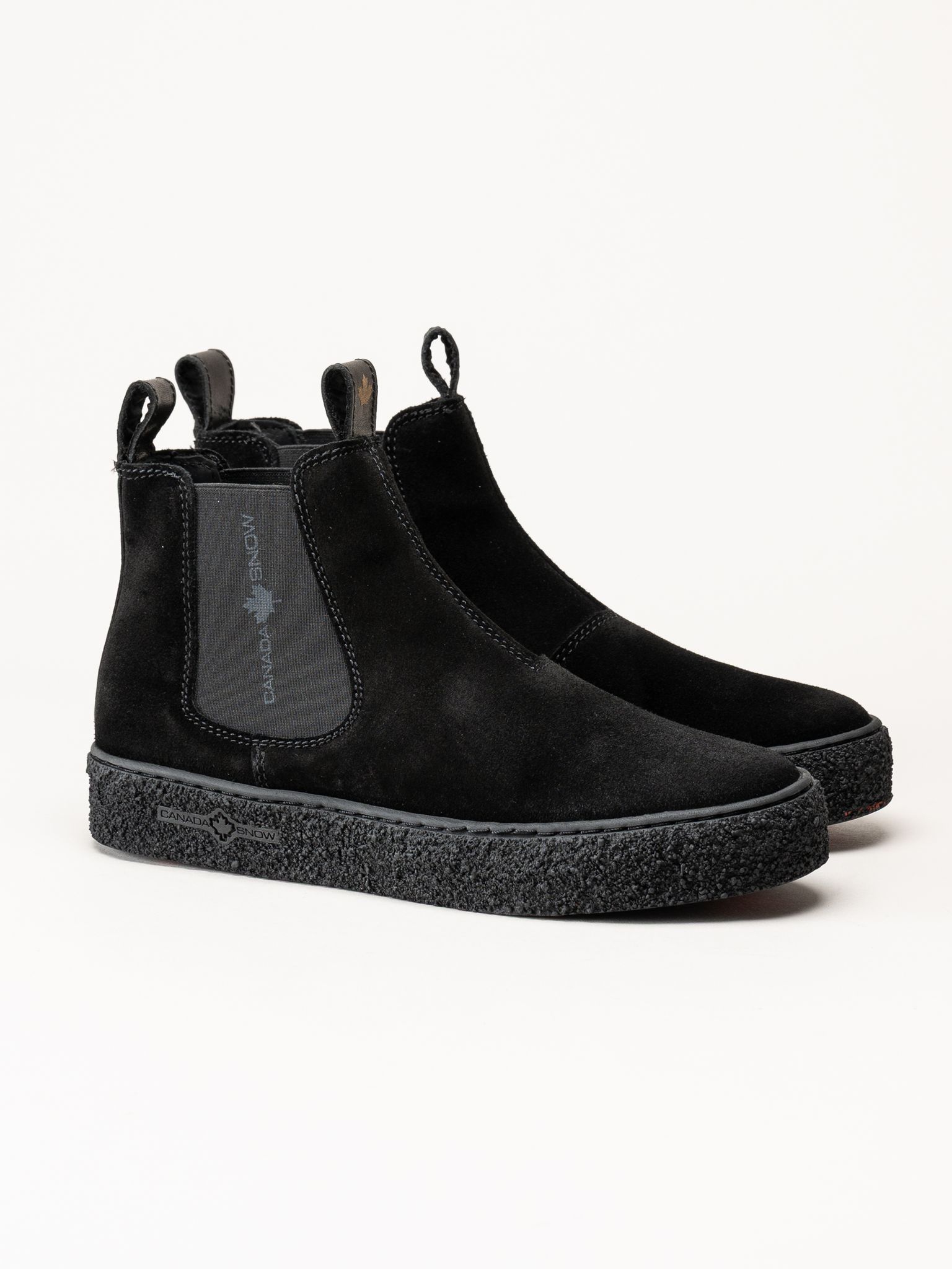 Canada Snow - Mount Verm - Svarta ullfodrade boots