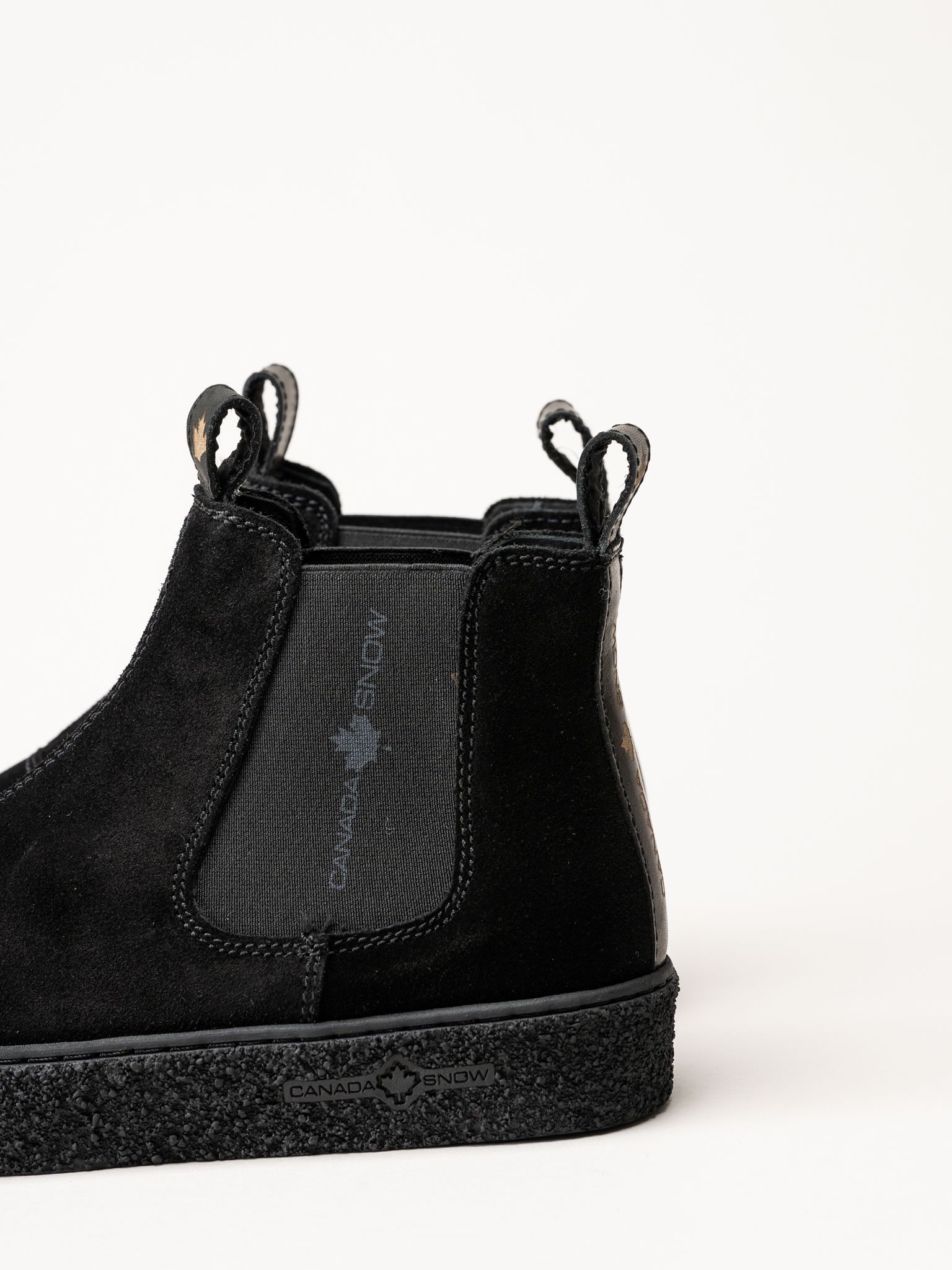 Canada Snow - Mount Verm - Svarta ullfodrade boots