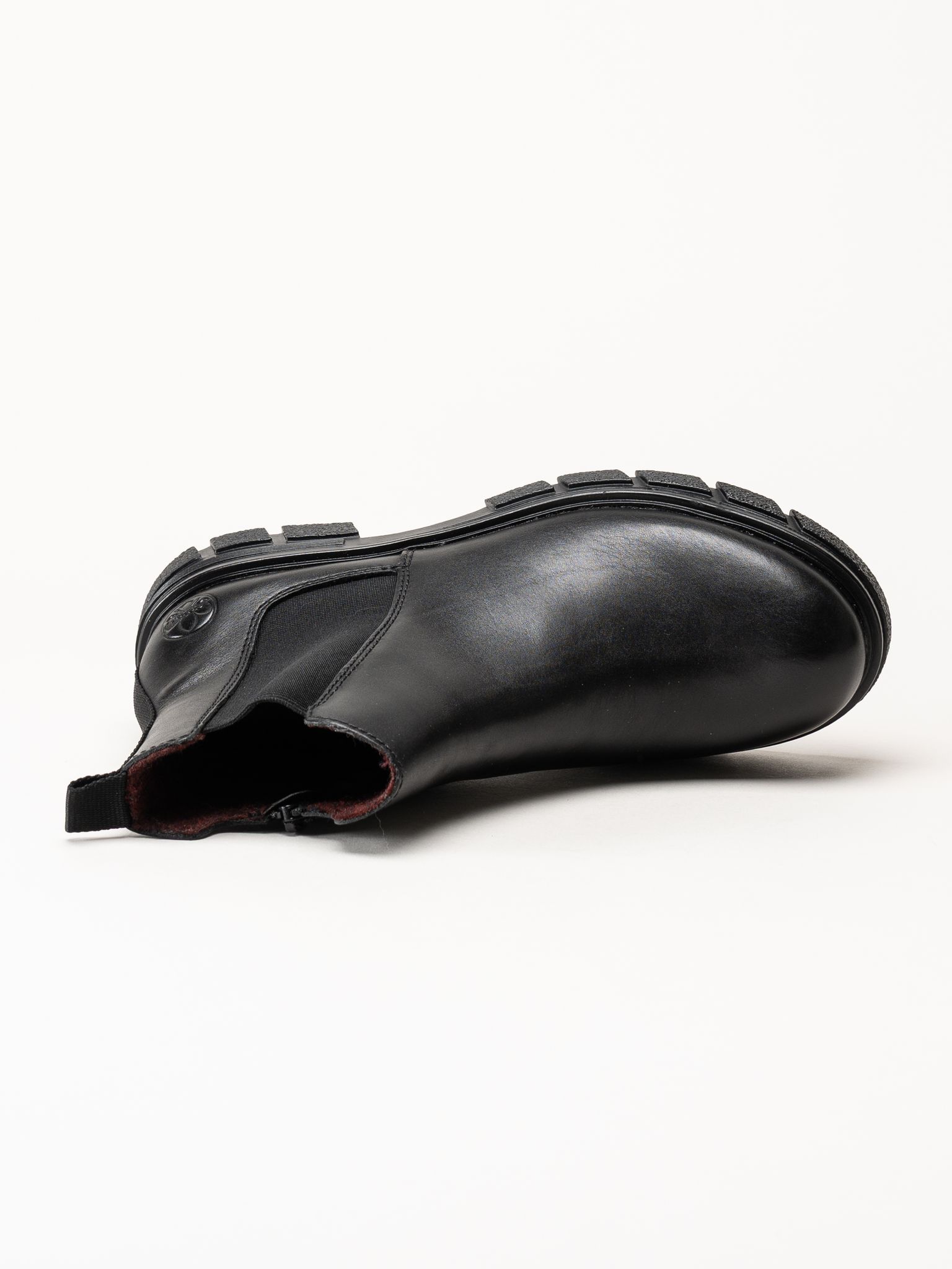 Rieker - Svarta skinnboots