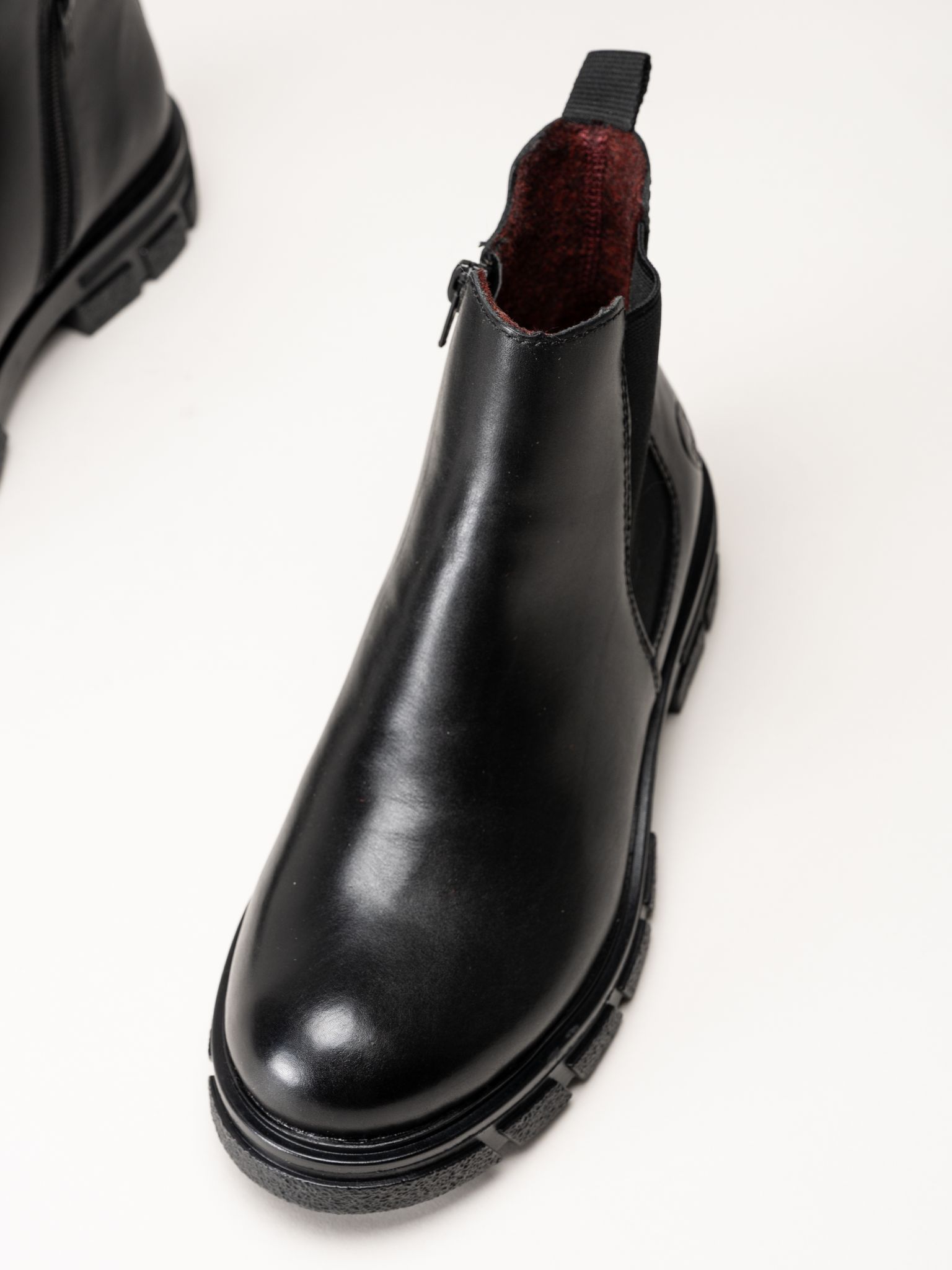 Rieker - Svarta skinnboots