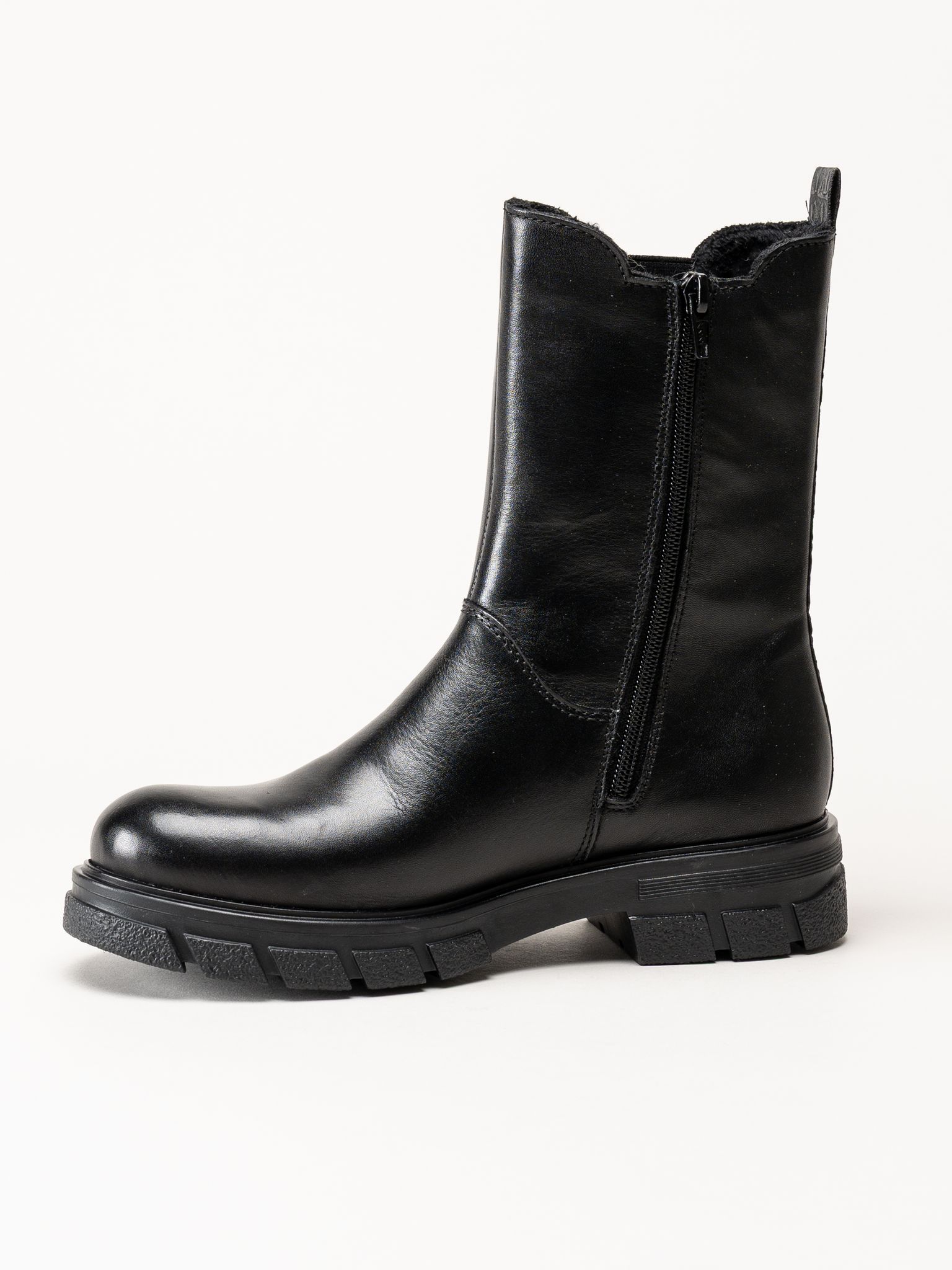 Rieker - Svarta höga chelsea boots