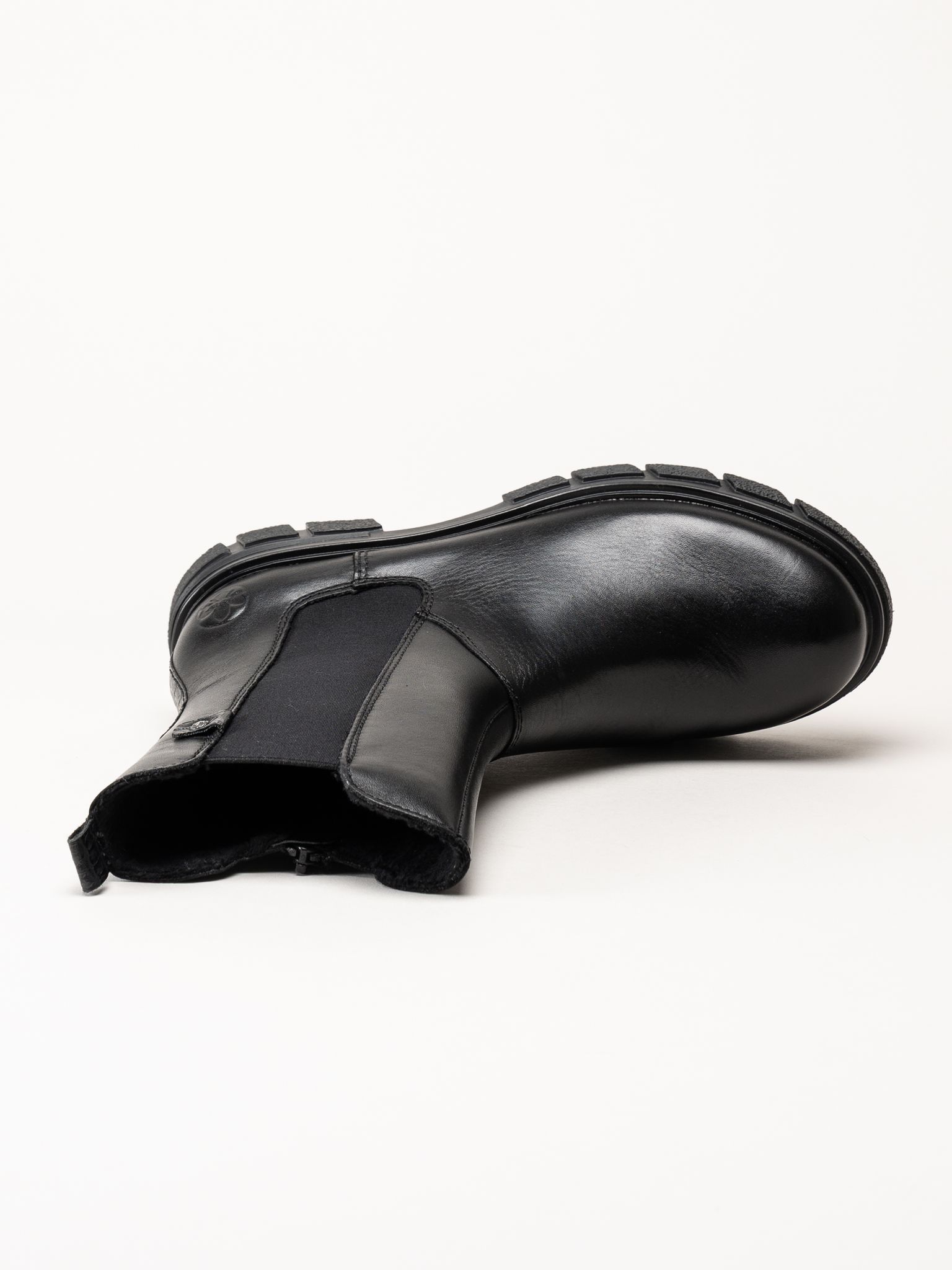 Rieker - Svarta höga chelsea boots