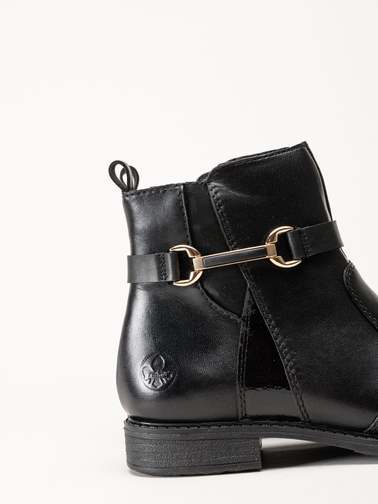 Rieker - Svarta fodrade boots