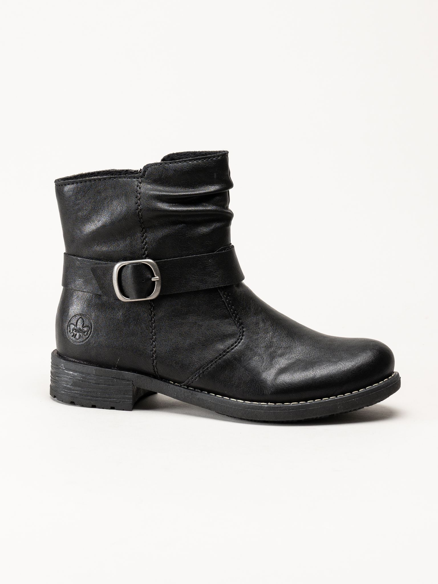 Rieker - Svarta fodrade boots