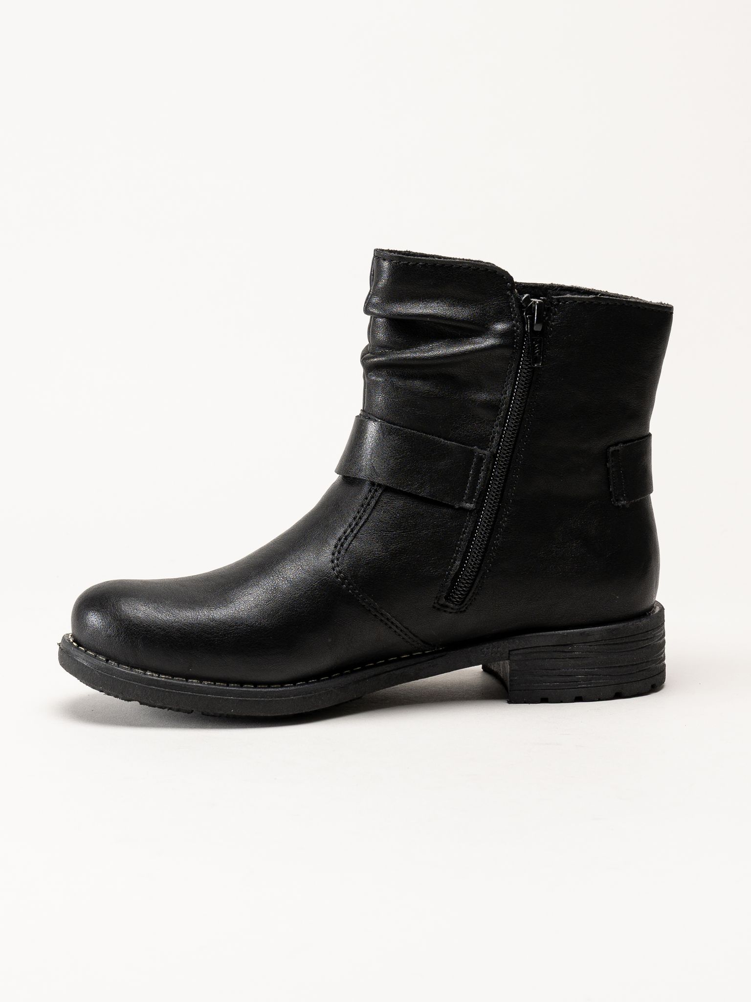 Rieker - Svarta fodrade boots