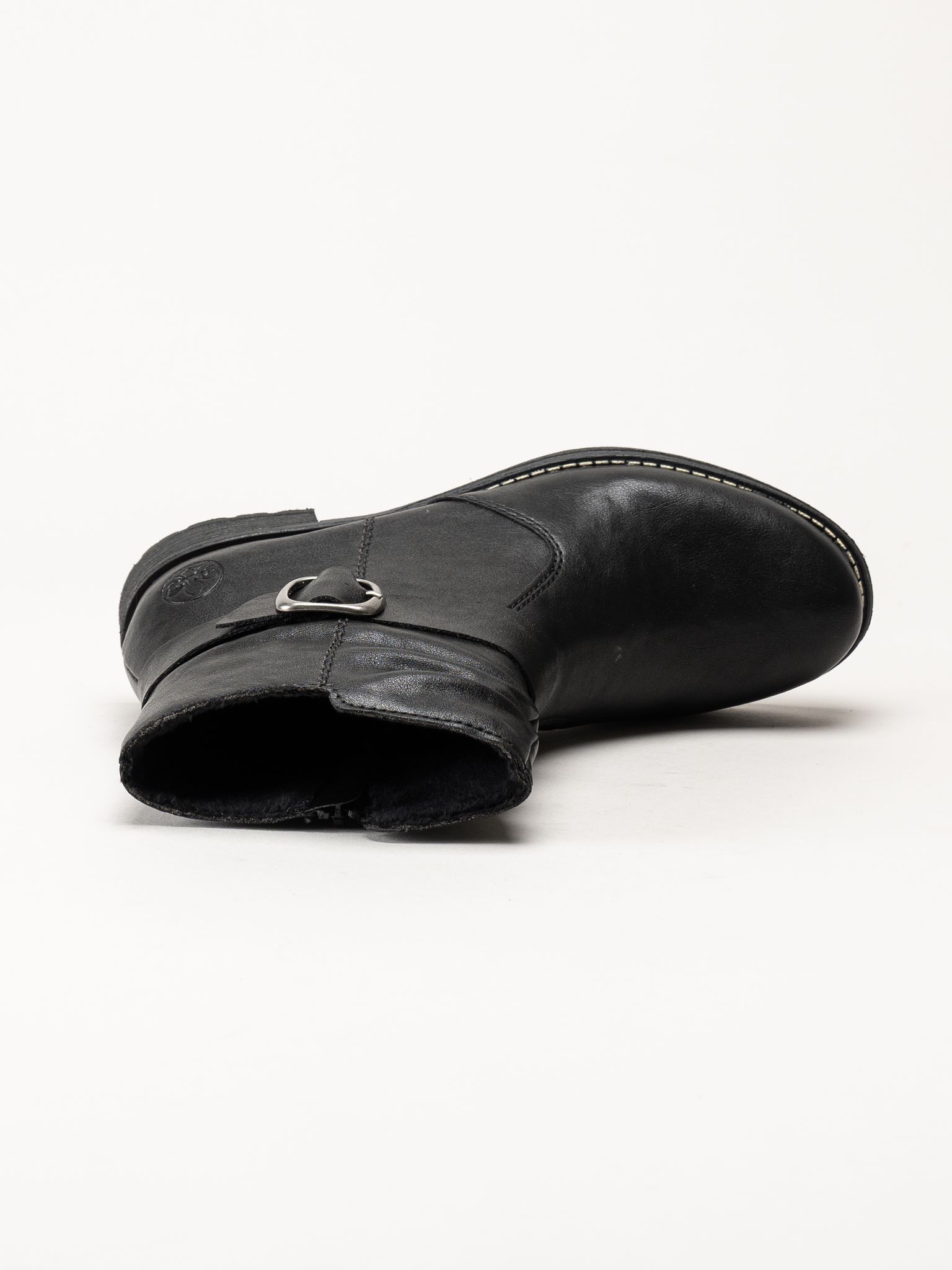 Rieker - Svarta fodrade boots