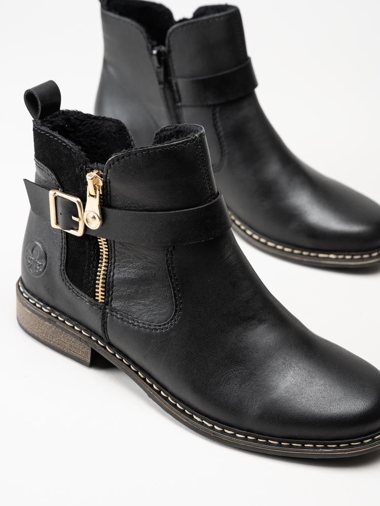 Rieker - Svarta jordpurboots