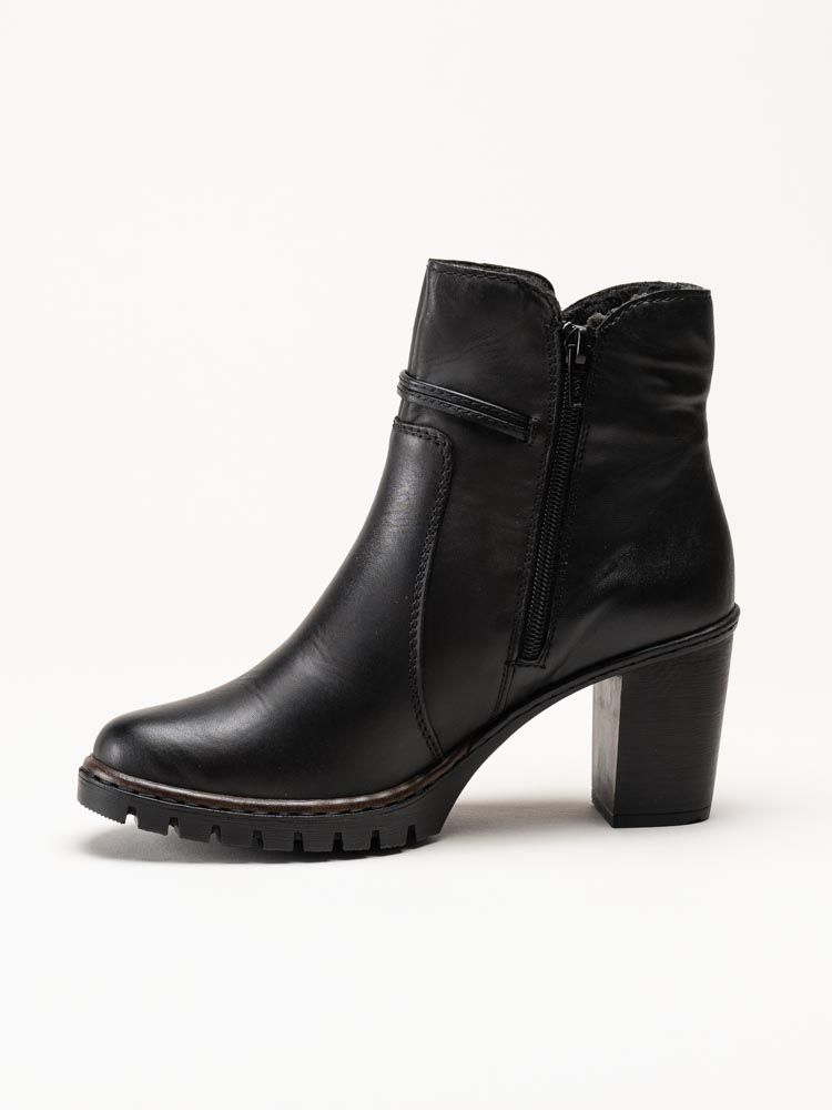 Rieker - Svarta klackboots
