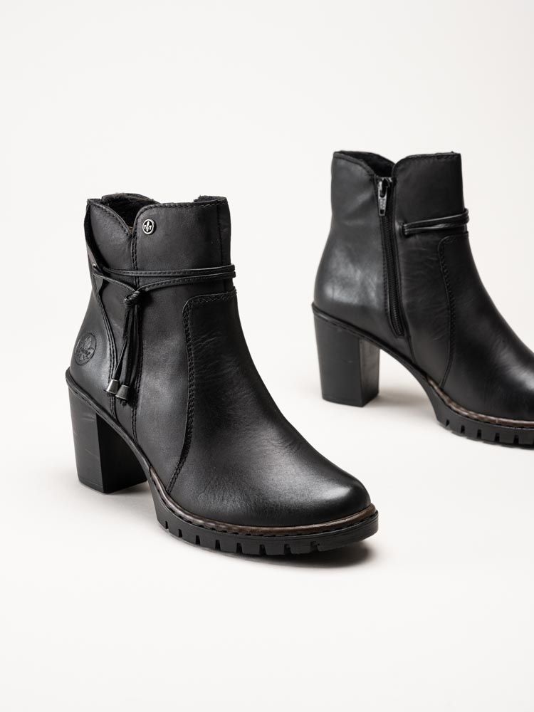 Rieker - Svarta klackboots