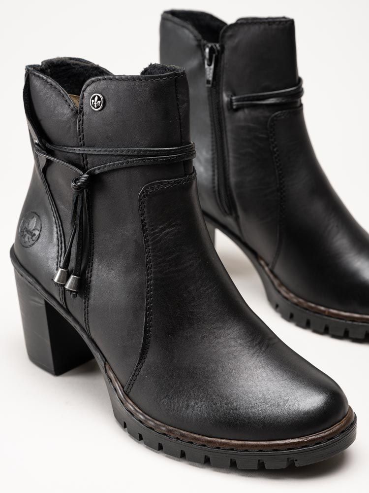 Rieker - Svarta klackboots