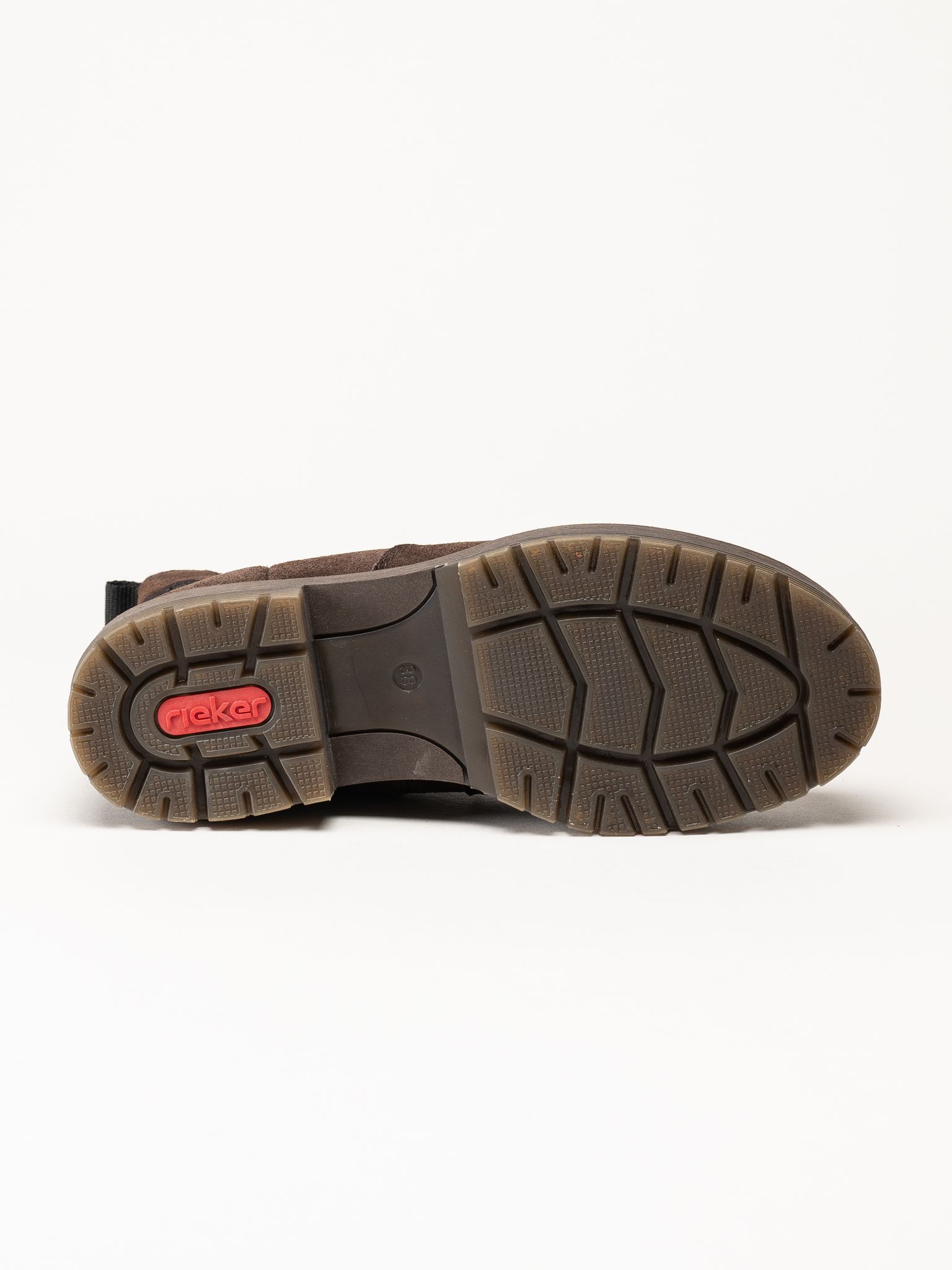Rieker - Mörkbruna fodrade chelsea boots