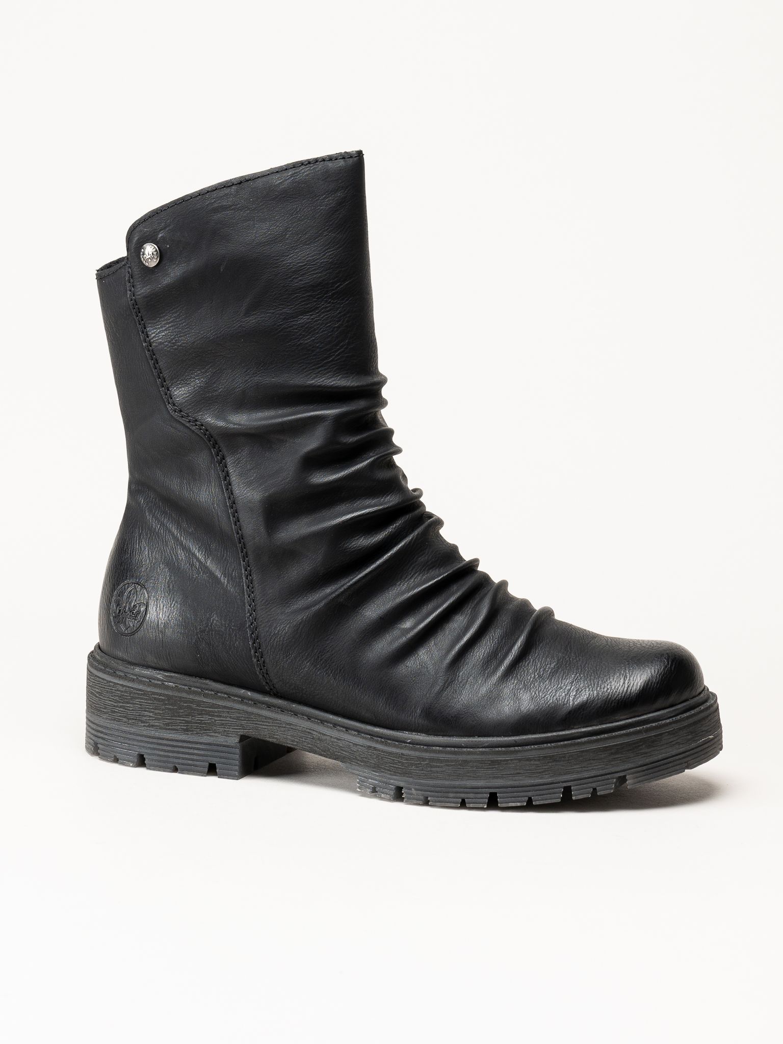 Rieker - Svarta fodrade boots