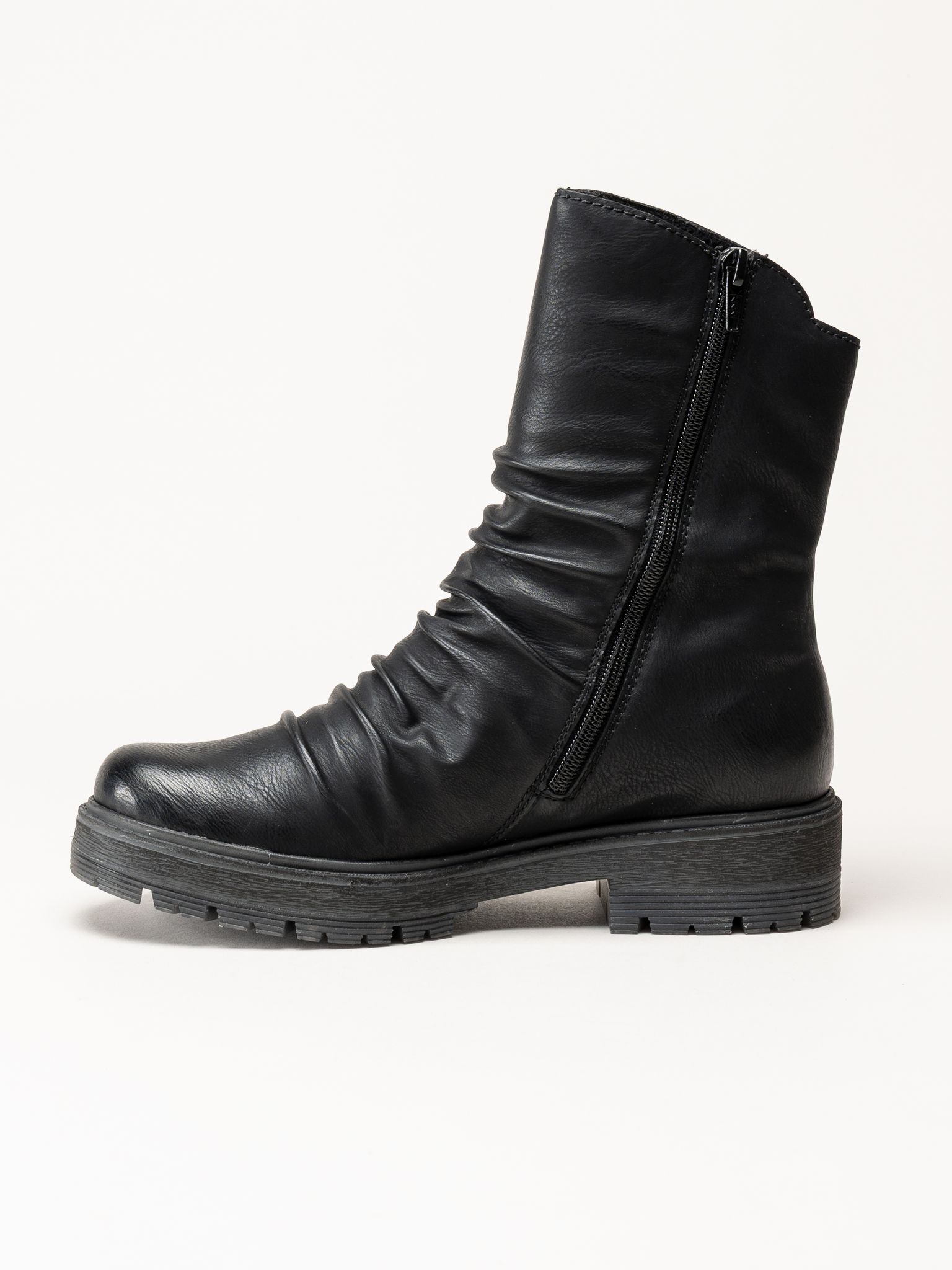 Rieker - Svarta fodrade boots
