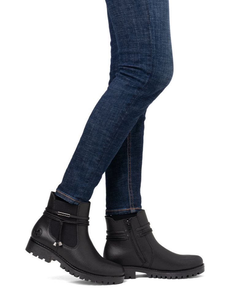 Rieker - Svarta chelsea boots