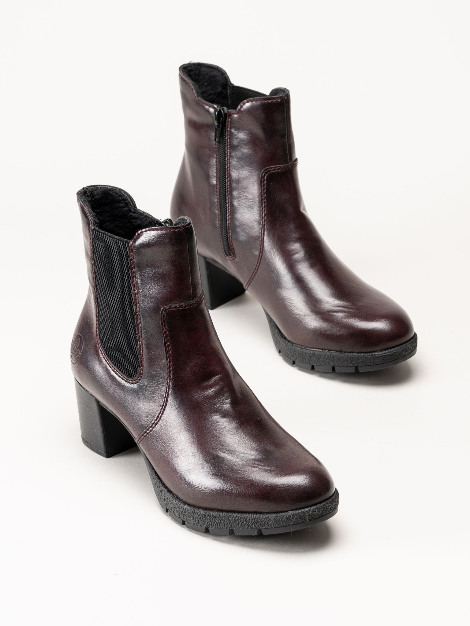 Rieker - Vinröda boots