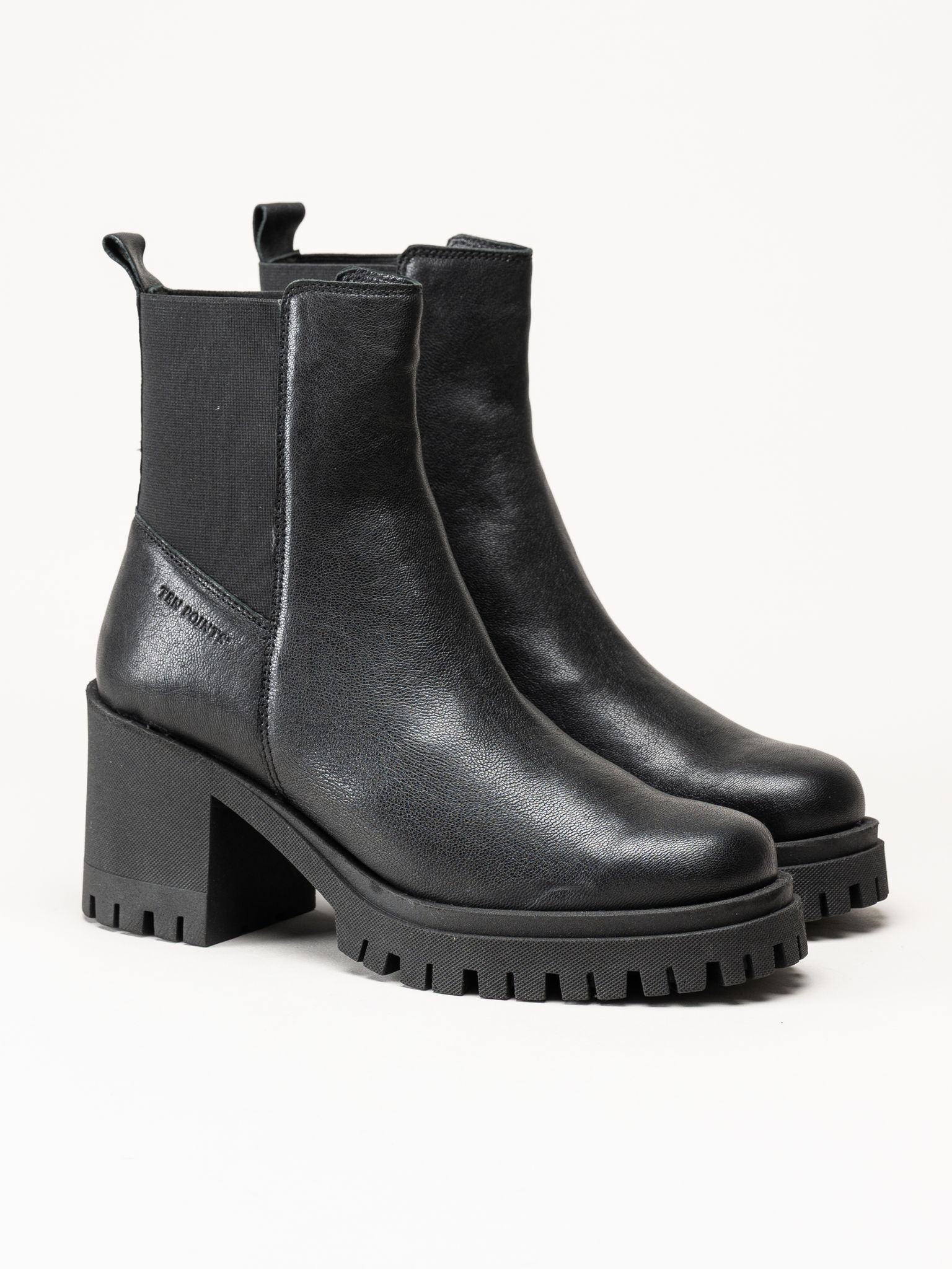 Ten Points - Ylva - Svarta skinnboots