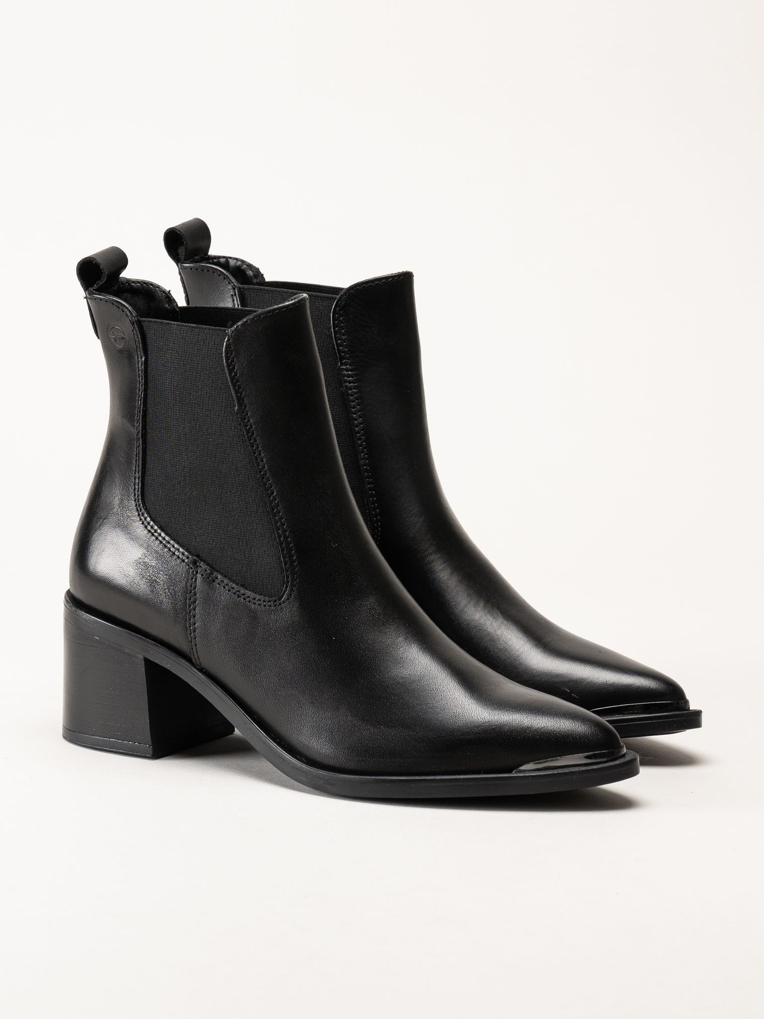 Tamaris - Svarta skinnboots