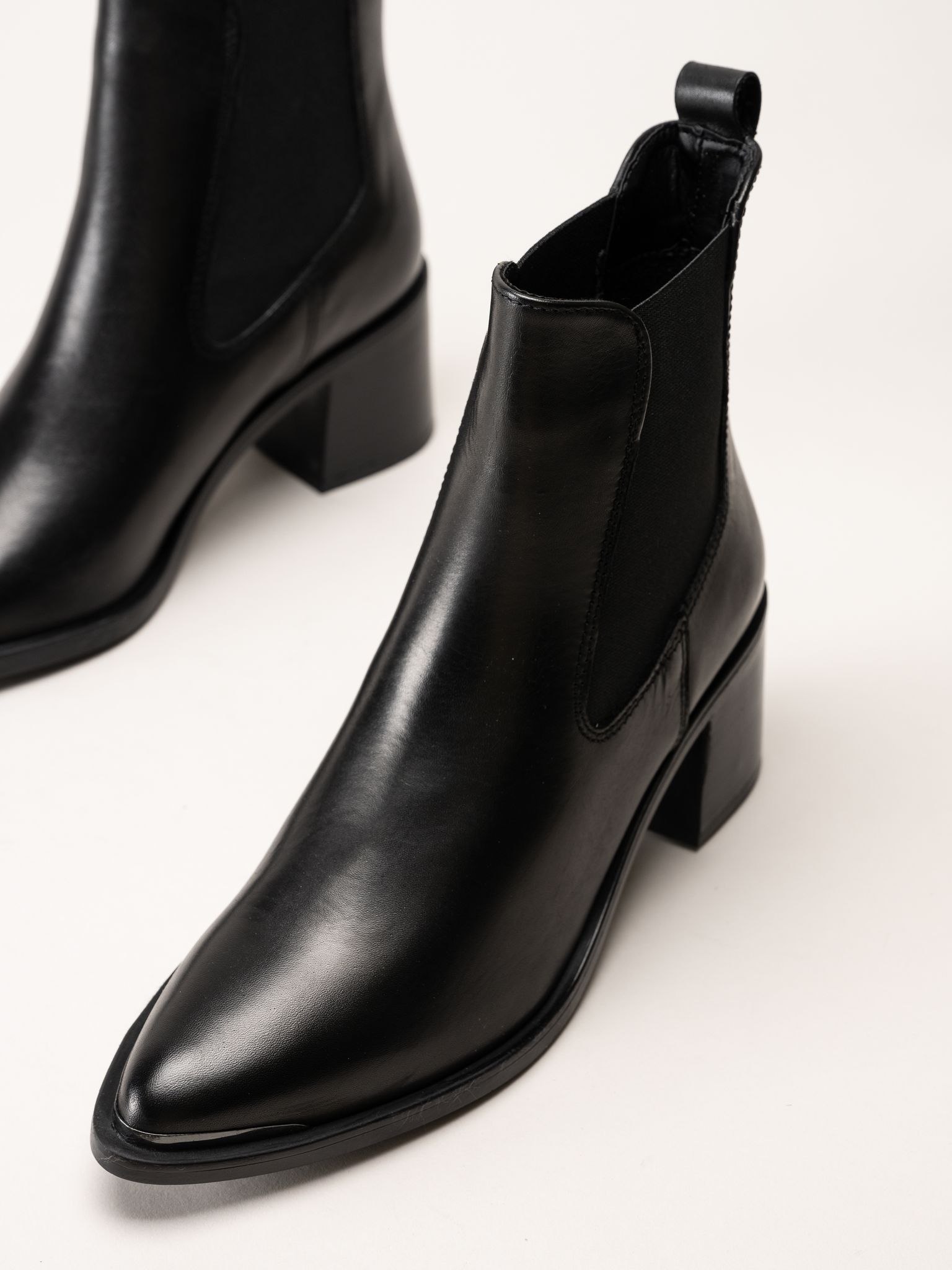 Tamaris - Svarta skinnboots