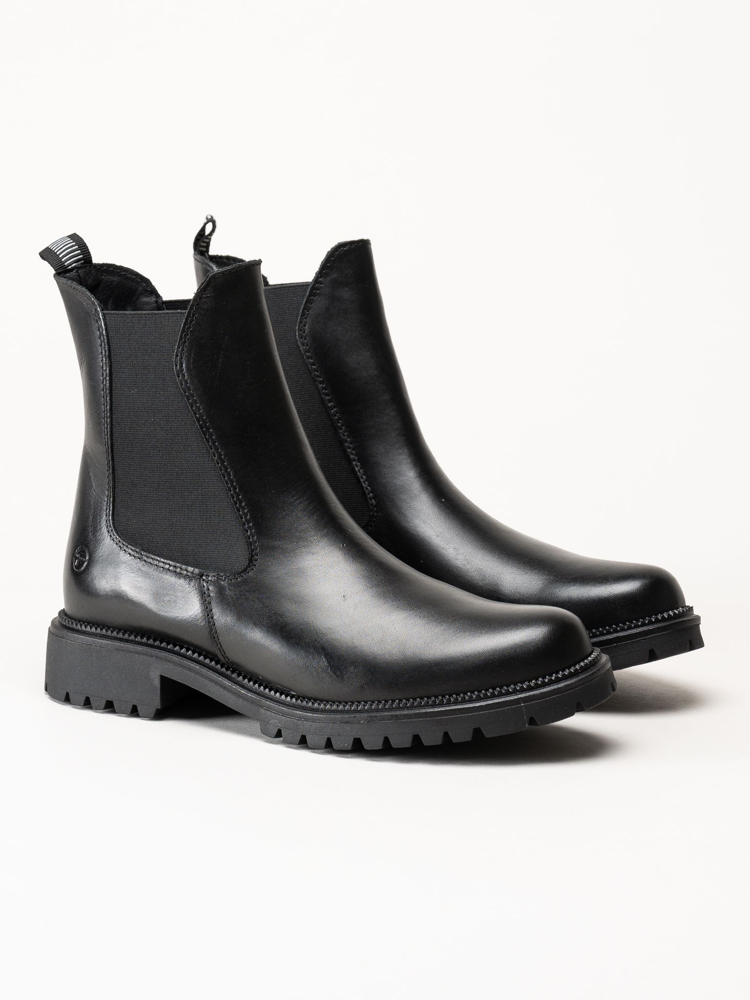 Tamaris - Svarta chelsea boots
